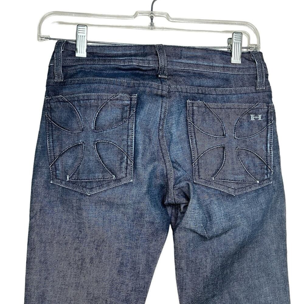 Habitual Jeans Size 25 Cross Pockets Straight Leg Halcyon Dark Wash